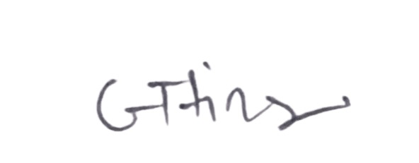 Authorized signature of Jatin Agarwal